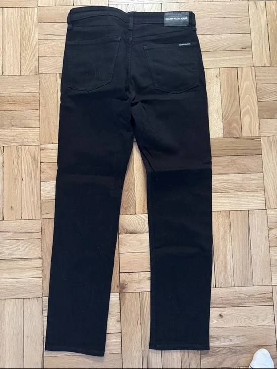 Calvin Klein Men’s Black Slim Stretch Jeans - Picture 2 of 3
